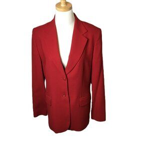 Pendleton Women’s Red Wool Jacket Size 10 8 Fully‎ Lined